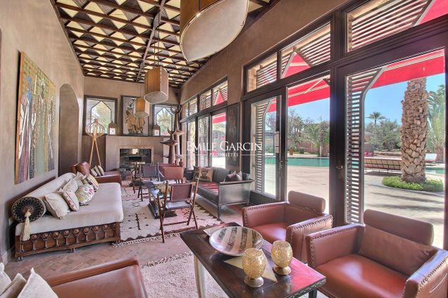 For sale - Palmeraie district, Marrakech - Unique property - Emile Garcin Maroc - Image 2