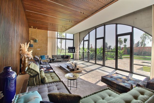 À louer maison d'architecte unique en front de Golf  à Marrakech - Emile Garcin Maroc - Image 6
