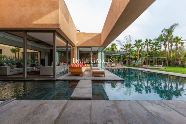 À louer villa moderne à 15 minutes de Marrakech - Emile Garcin Maroc - Image 1