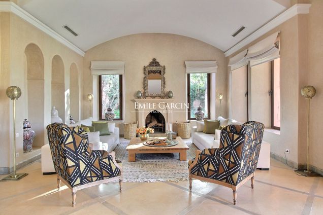 Très jolie villa d'inspiration marocaine à louer - Emile Garcin Maroc - Image 3