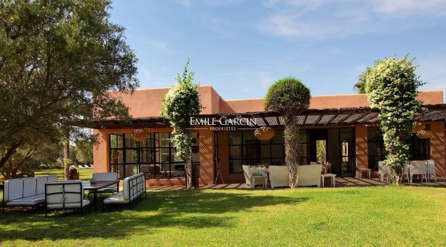 À louer villa beldi chic proche des golfs à Marrakech - Emile Garcin Maroc - Image 7