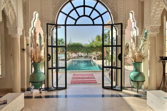 Jolie villa sur domaine golfique à Marrakech - Emile Garcin Maroc - Image 1