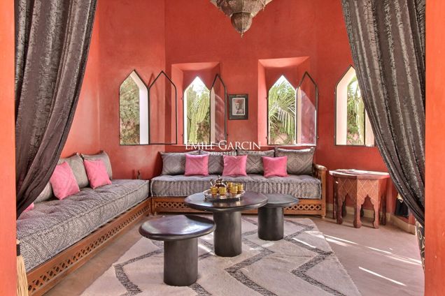 Jolie villa sur domaine golfique à Marrakech - Emile Garcin Maroc - Image 4