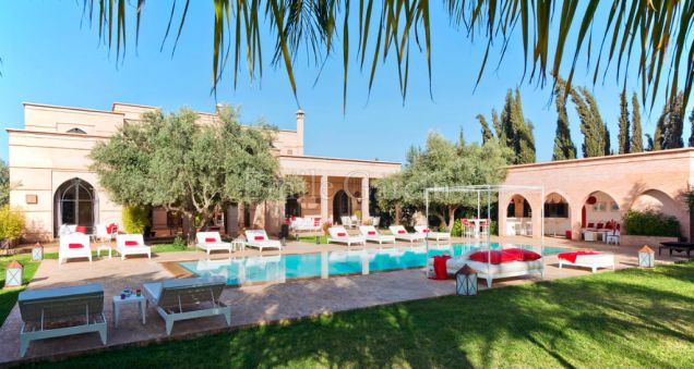 Propriété sur la route d'Amizmiz à seulement 7 min du centre ville de Marrakech - Emile Garcin Maroc - Image 1