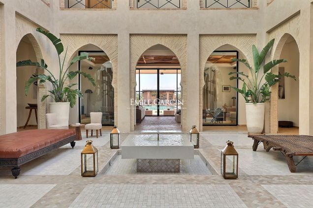 À louer superbe villa d'exception à quelques minutes de Marrakech - Emile Garcin Maroc - Image 1