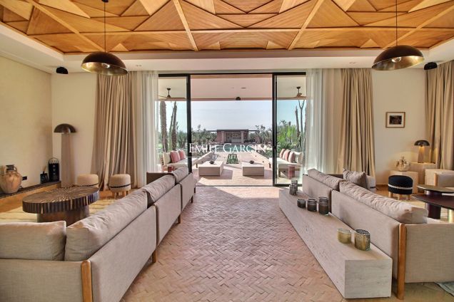 À louer superbe villa d'exception à quelques minutes de Marrakech - Emile Garcin Maroc - Image 2