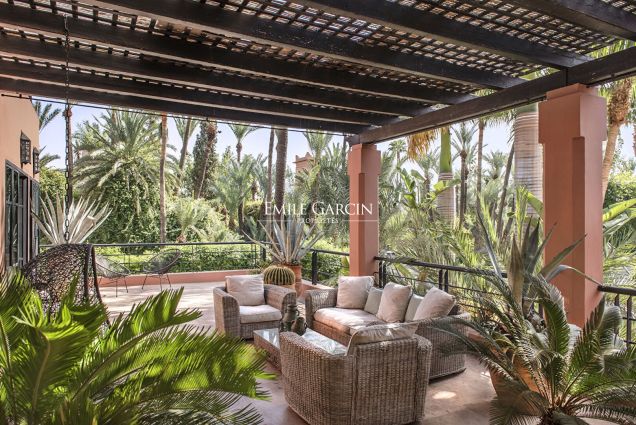 À louer très belle villa située dans le quartier Majorelle à Marrakech - Emile Garcin Maroc - Image 1