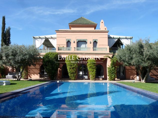 À louer maison au coeur d'un jardin luxuriant dans la Palmeraie de Marrakech - Emile Garcin Maroc - Image 1