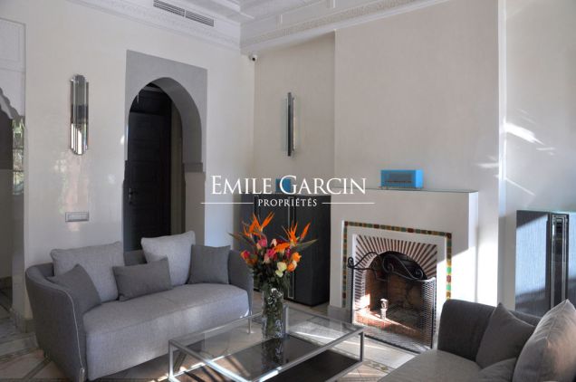 À louer maison au coeur d'un jardin luxuriant dans la Palmeraie de Marrakech - Emile Garcin Maroc - Image 7