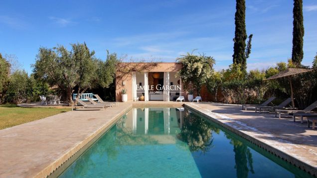 A louer propriété luxueuse au coeur de la Palmeraie de Marrakech - Emile Garcin Maroc - Image 9