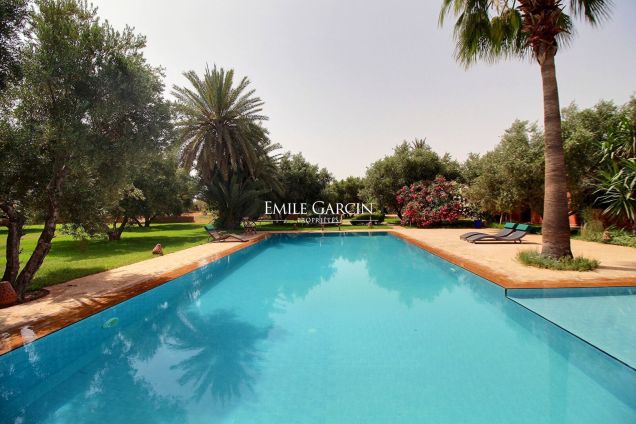 À vendre très jolie villa sur la route d'Amizmiz à Marrakech - Emile Garcin Maroc - Image 8