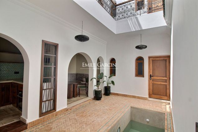 À vendre joli Riad au quartier Bab Doukkala à Marrakech - Emile Garcin Maroc - Image 2