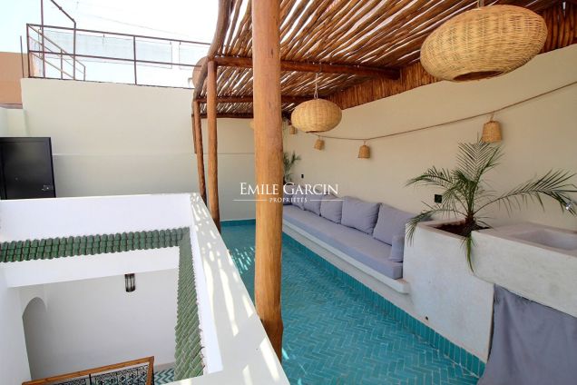 À vendre joli Riad au quartier Bab Doukkala à Marrakech - Emile Garcin Maroc - Image 8