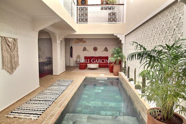 À vendre Riad neuf situé en plein coeur de la médina de Marrakech - Emile Garcin Maroc - Image 1