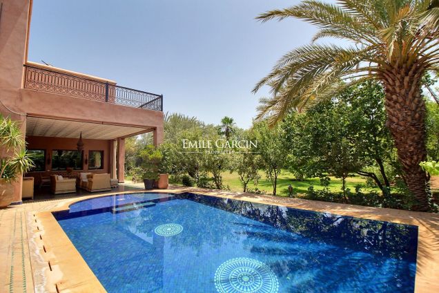 À vendre superbe maison sur le golf d'Amelkis à Marrakech - Emile Garcin Maroc - Image 1