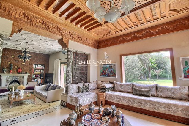 À vendre superbe maison sur le golf d'Amelkis à Marrakech - Emile Garcin Maroc - Image 3