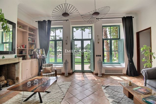 To rent - Exceptional villa - Marrakech - Heart of the Palmeraie district - Emile Garcin Maroc - Image 3