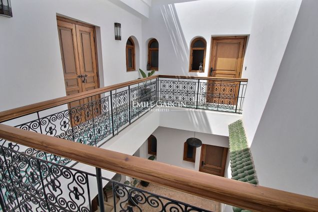 À vendre joli Riad au quartier Bab Doukkala à Marrakech - Emile Garcin Maroc - Image 1
