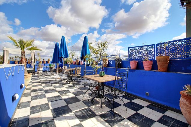 À vendre Riad d'exception idéalement situé dans le quartier de Sidi Mimoune à Marrakech - Emile Garcin Maroc - Image 12