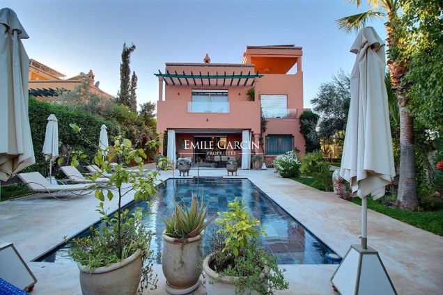 À vendre villa dans la palmeraie à Marrakech - Emile Garcin Maroc - Image 1