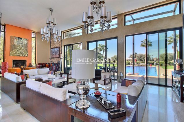 À vendre villa dans un domaine golfique à Marrakech - Emile Garcin Maroc - Image 3