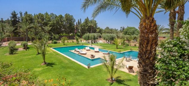 À  vendre superbe propriété à la palmeraie de  Marrakech - Emile Garcin Maroc - Image 12