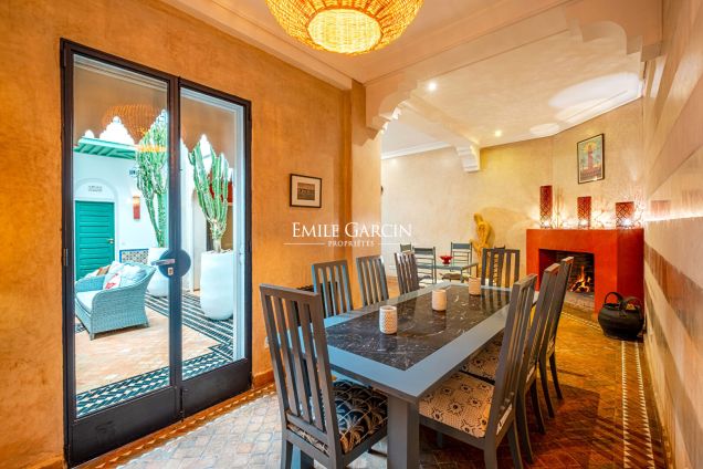 À vendre riad dans le quartier de la Bahia à  Marrakech - Emile Garcin Maroc - Image 5