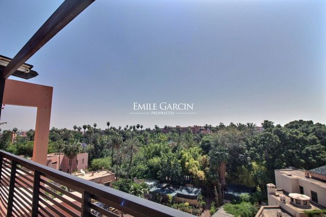 À vendre appartement en duplex dans le quartier de Majorelle à Marrakech - Emile Garcin Maroc - Image 1