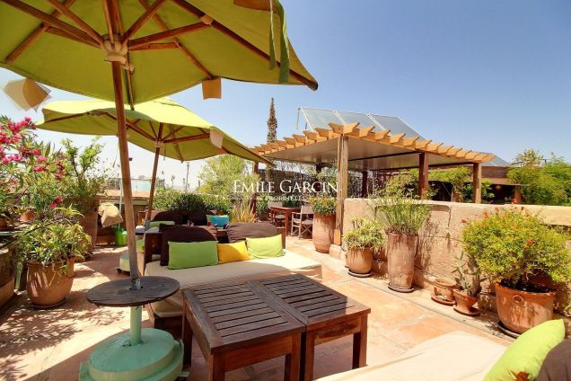 À vendre maison d'hôtes de charme située dans le quartier du Mellah à Marrakech - Emile Garcin Maroc - Image 10