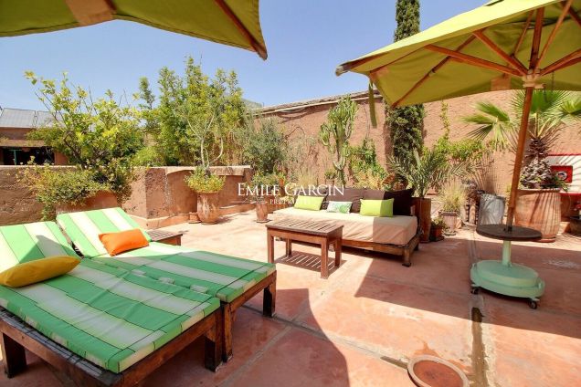 À vendre maison d'hôtes de charme située dans le quartier du Mellah à Marrakech - Emile Garcin Maroc - Image 11