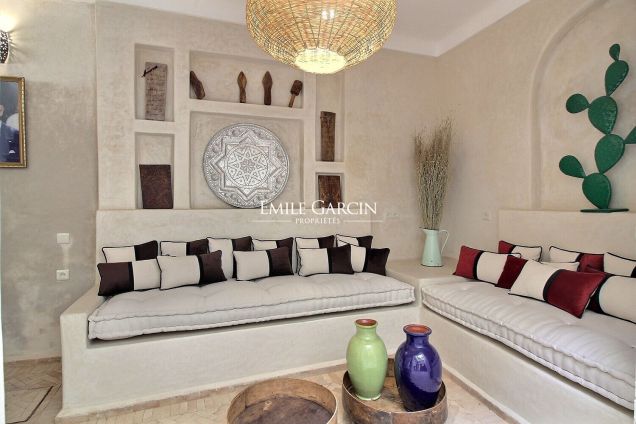 À vendre riad au quartier Sidi Ben Slimane à Marrakech - Emile Garcin Maroc - Image 2