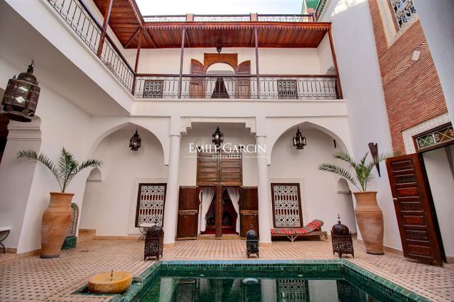 A vendre riad dans le quartier de Bab Doukkala à Marrakech - Emile Garcin Maroc - Image 1