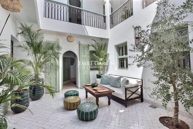 Riad à vendre dans le quartier de la Kasbah à Marrakech - Emile Garcin Maroc - Image 1