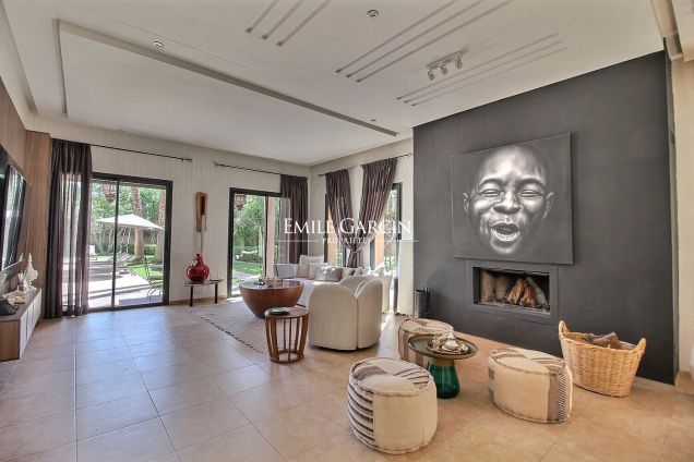 À vendre maison contemporaine à 2 minutes d'Amelkis à Marrakech - Emile Garcin Maroc - Image 4