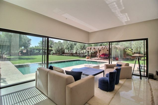 À vendre villa d'exception au coeur du domaine Royal Plam à Marrakech - Emile Garcin Maroc - Image 2