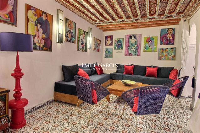 À vendre Riad de charme dans le quartier Barroudine à Marrakech - Emile Garcin Maroc - Image 3