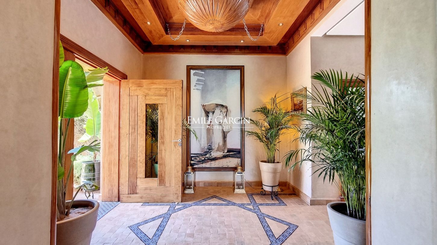 À vendre villa située dans un joli domaine  à 30 minutes du centre de Marrakech - Emile Garcin Maroc - Image 3