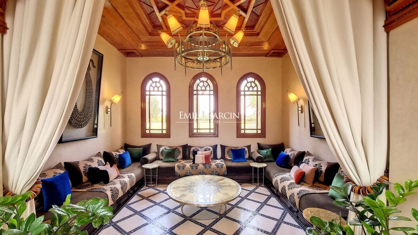À vendre villa située dans un joli domaine  à 30 minutes du centre de Marrakech - Emile Garcin Maroc - Image 6