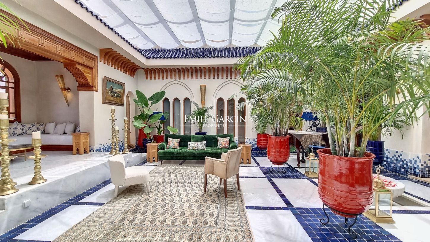 À vendre villa située dans un joli domaine  à 30 minutes du centre de Marrakech - Emile Garcin Maroc - Image 7