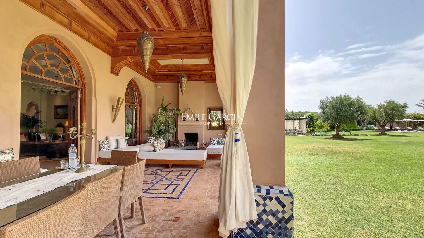 À vendre villa située dans un joli domaine  à 30 minutes du centre de Marrakech - Emile Garcin Maroc - Image 14