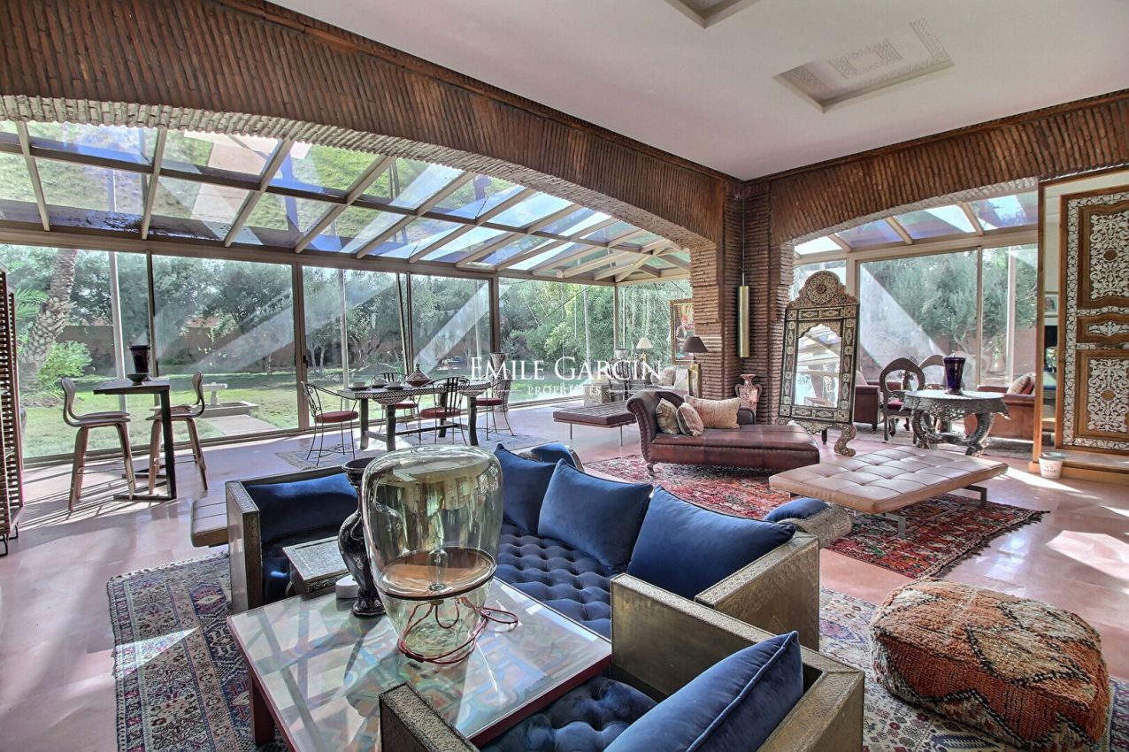 À vendre propriété d'exception à la palmeraie à Marrakech - Emile Garcin Maroc - Image 4