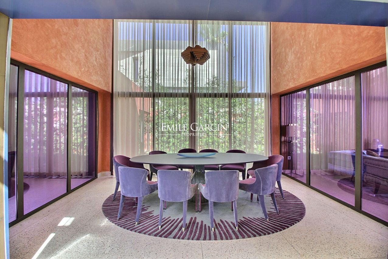Maison d'architecte à vendre en front de Golf à Amelkis Marrakech - Emile Garcin Maroc - Image 8