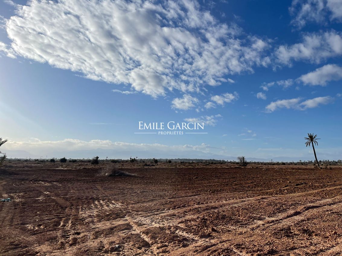 Terrain de 10 hectares à vendre très proche des golfs dans le périmètre urbain. - Emile Garcin Maroc - Image 1