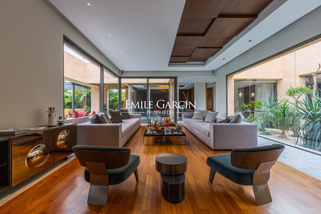À louer villa moderne à 15 minutes de Marrakech - Emile Garcin Maroc - Image 3