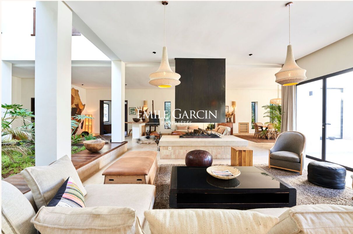 À louer villa chic et charme à 15 minutes de Marrakech - Emile Garcin Maroc - Image 1