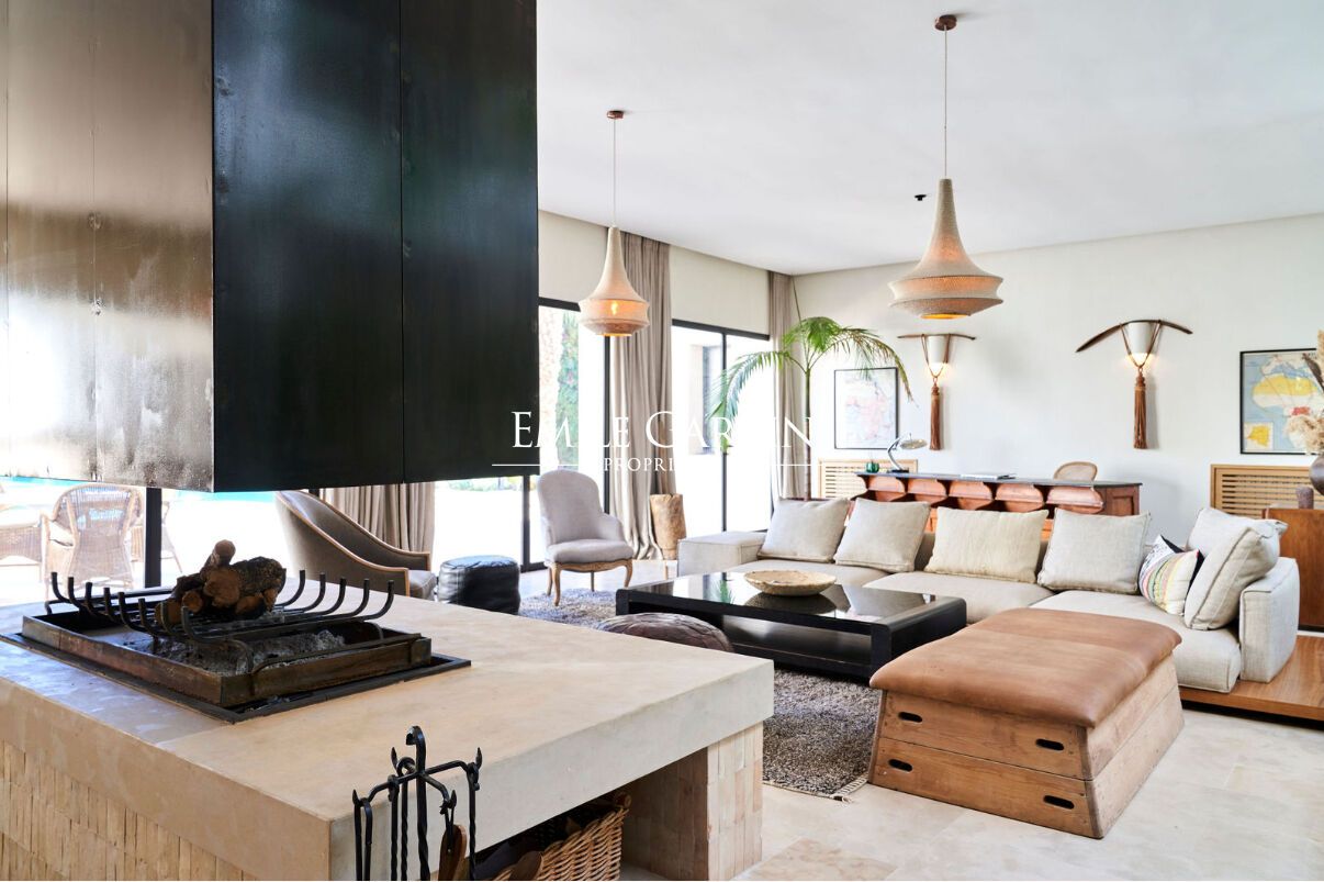 À louer villa chic et charme à 15 minutes de Marrakech - Emile Garcin Maroc - Image 2