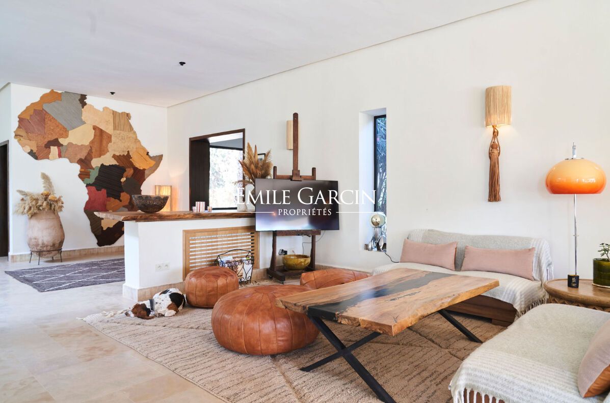 À louer villa chic et charme à 15 minutes de Marrakech - Emile Garcin Maroc - Image 4