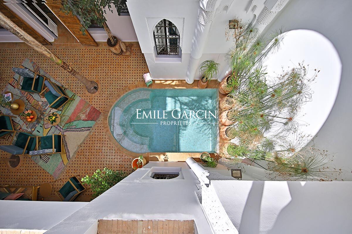 Très belle maison d'hôtes idéalement située dans le quartier de Sidi Mimoun - Emile Garcin Maroc - Image 3