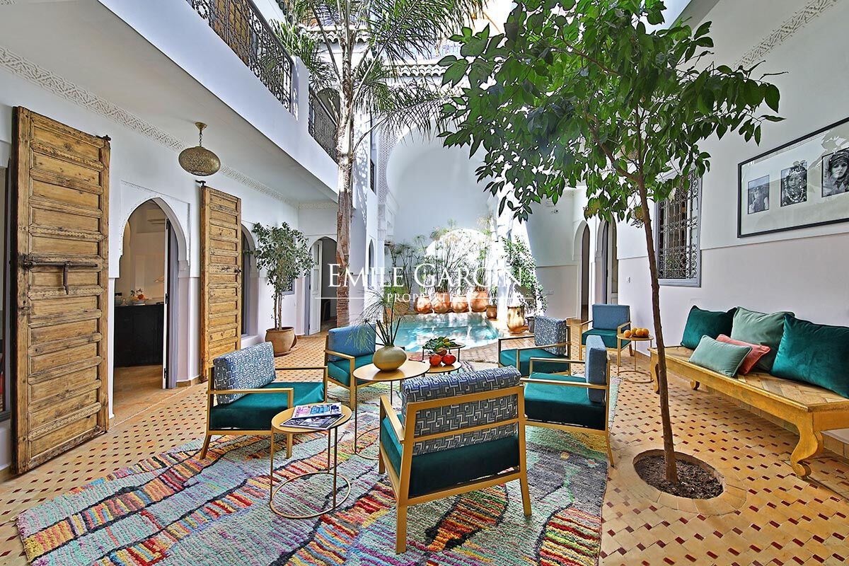 Très belle maison d'hôtes idéalement située dans le quartier de Sidi Mimoun - Emile Garcin Maroc - Image 4
