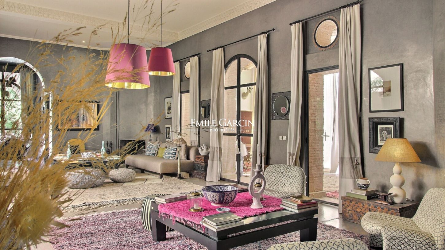 A louer propriété luxueuse au coeur de la Palmeraie de Marrakech - Emile Garcin Maroc - Image 1